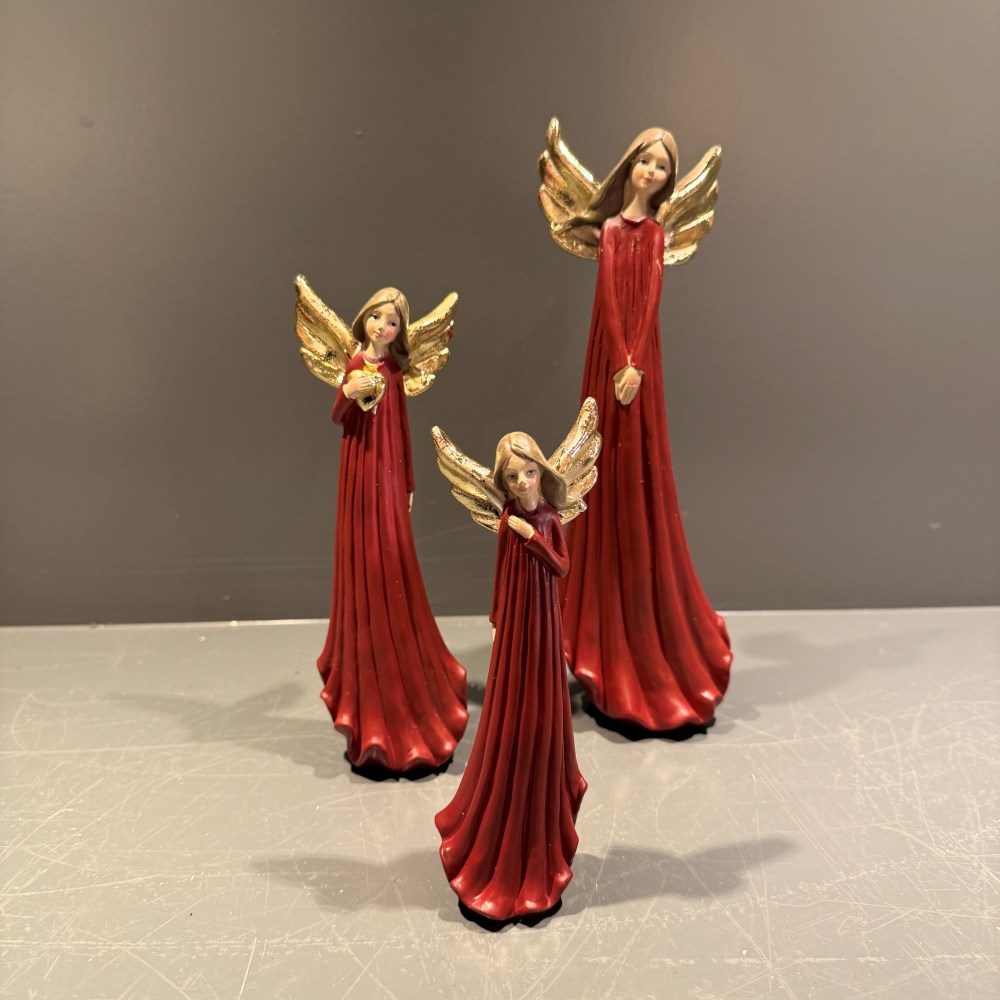 Kerst engeltje rood
