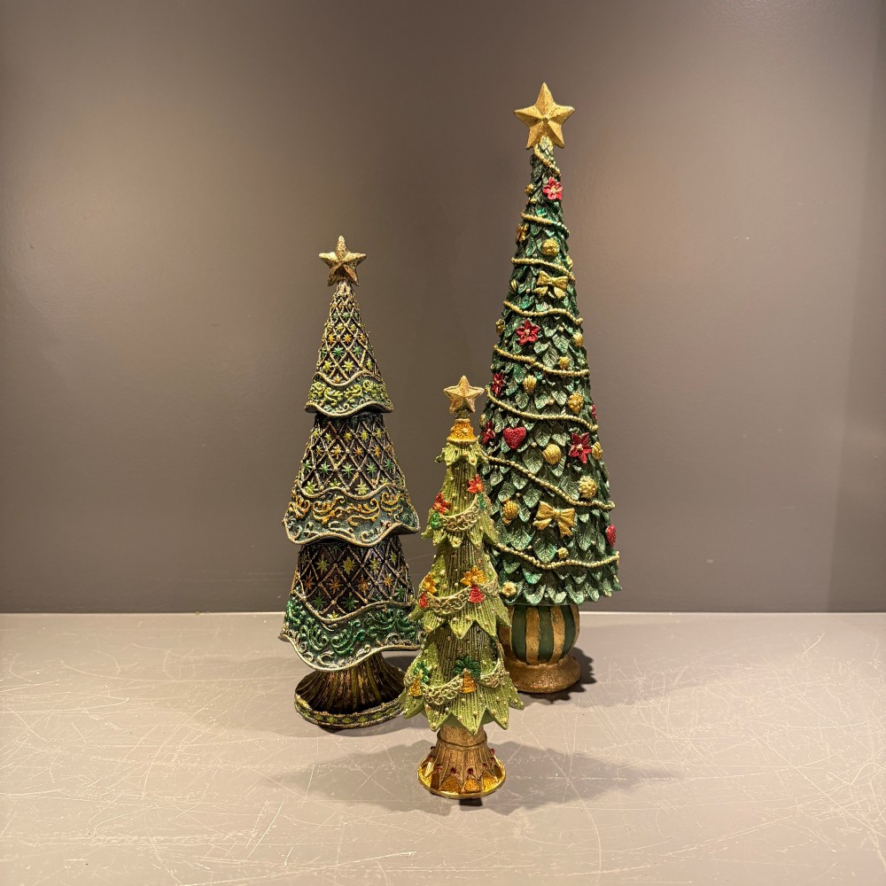 Kerstbomen set groen