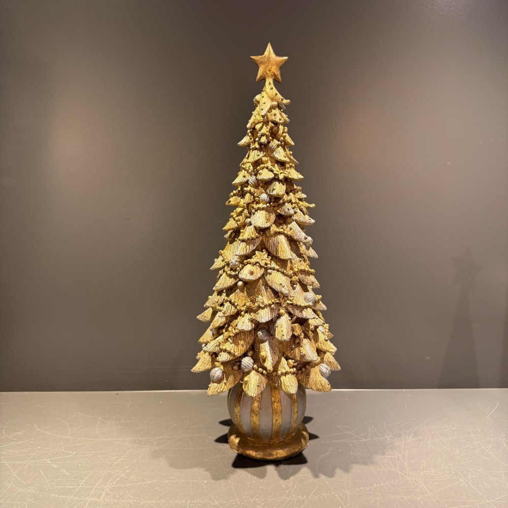 Kerstboom zilver klassiek groot