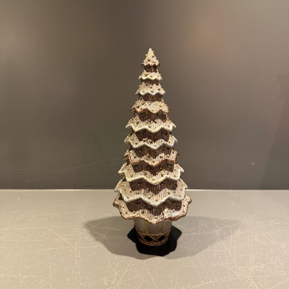 Kerstboom zilver klein