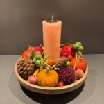 Luxe herfstschaal zalm